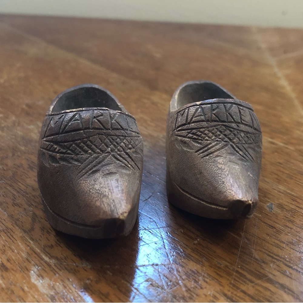 Vintage wooden clogs